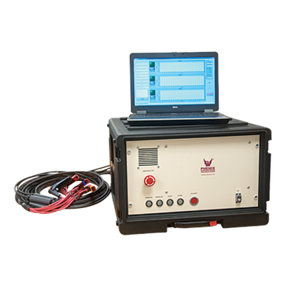 High voltage motor test equipment